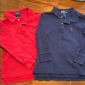 Long sleeve polo shirts